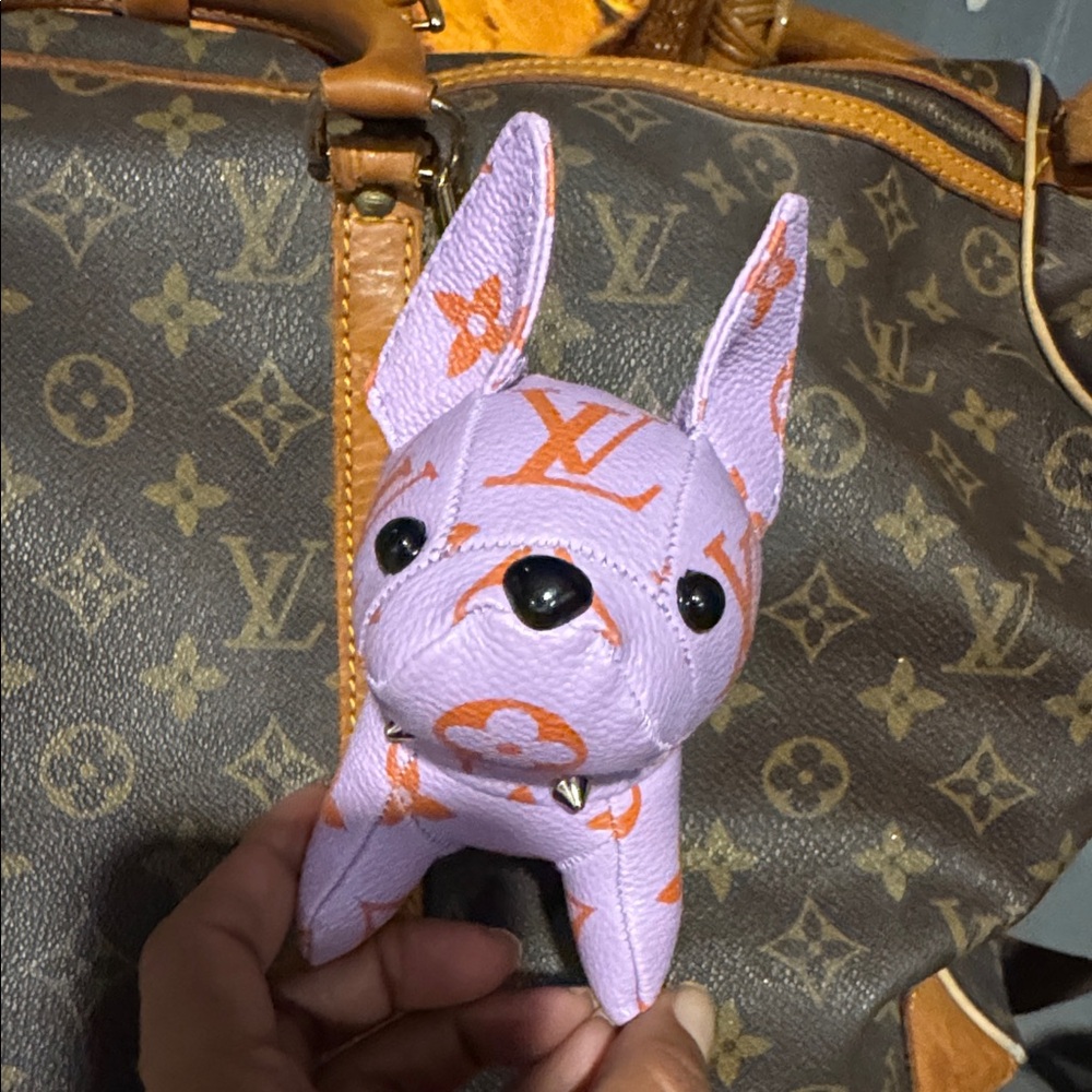 COPY - COPY - Purple Bulldog Bagcharm,Keyring Charm